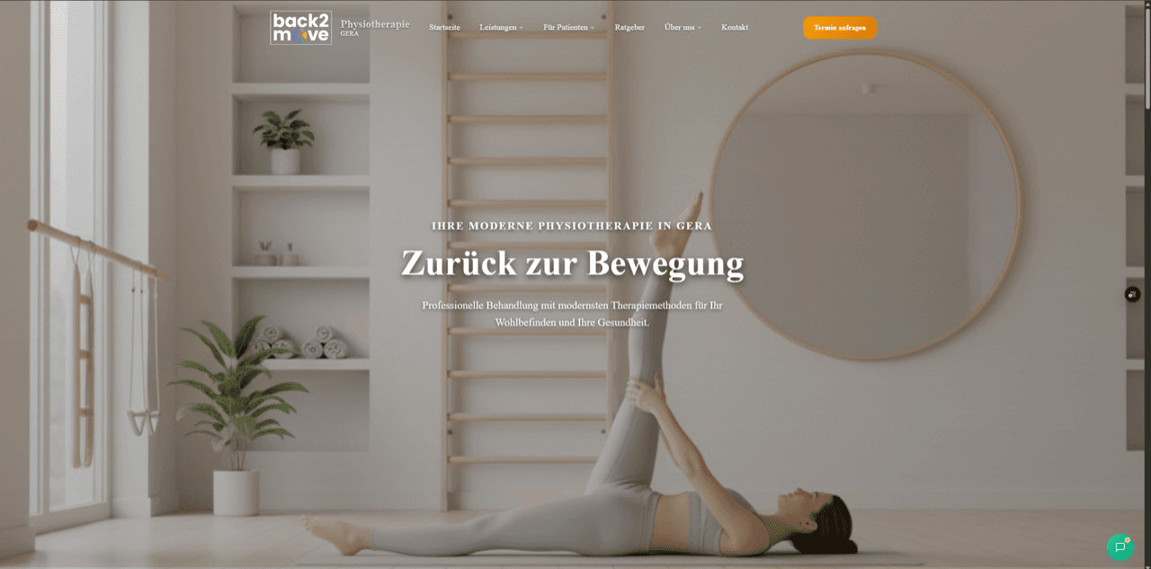 back2move Website