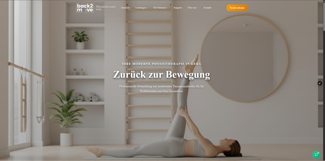 back2move Website